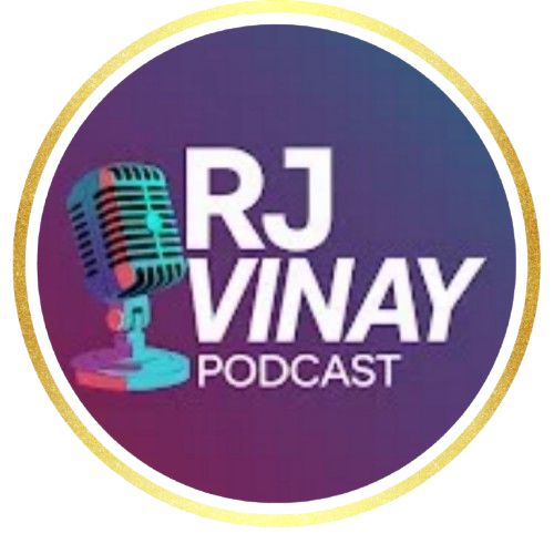 RJ Vinay Podcast microphone logo